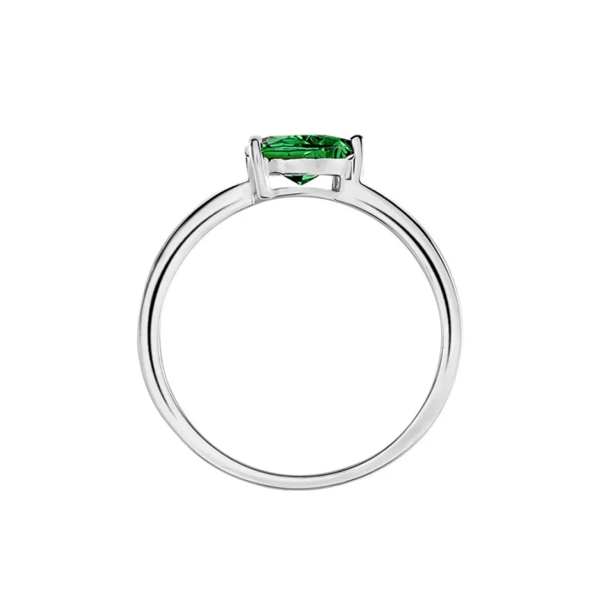 Bague Solitaire Cheick Argent Oxyde De Zirconium-Histoire d'Or New