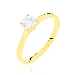 Bague Solitaire Collection Victoria Or Jaune Diamant-Histoire d'Or New