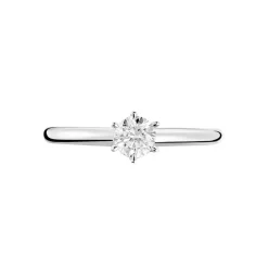 Bague Solitaire Dallal Or Blanc Diamant-Histoire d'Or Discount