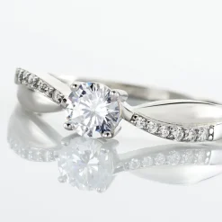 Bague Solitaire Doralicia Argent Blanc Oxyde De Zirconium-Histoire d'Or New