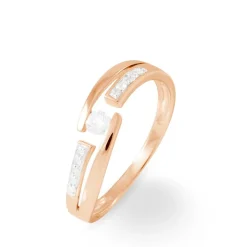 Bague Solitaire Elisa Or Rose Diamant-Histoire d'Or Sale