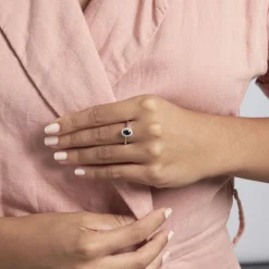 Bague Solitaire Eulalio Argent Blanc Oxyde De Zirconium-Histoire d'Or Discount