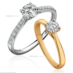 Bague Solitaire Fiona Or Jaune Diamant Synthetique-Histoire d'Or New