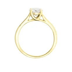 Bague Solitaire Fiona Or Jaune Diamant Synthetique-Histoire d'Or Online