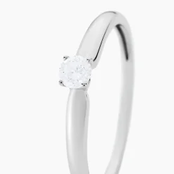 Bague Solitaire Flora Or Blanc Diamant-Histoire d'Or Sale