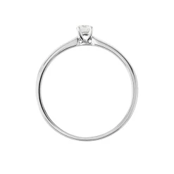 Bague Solitaire Flora Or Blanc Diamant-Histoire d'Or Sale