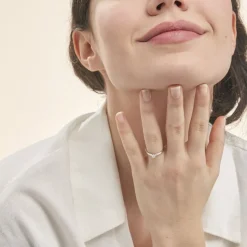 Bague Solitaire Flora Or Blanc Diamant-Histoire d'Or Sale