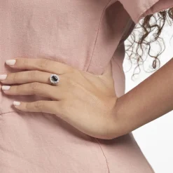 Bague Solitaire Gabor Argent Blanc Oxyde De Zirconium-Histoire d'Or Clearance