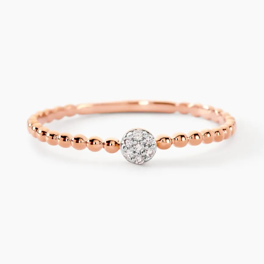 Bague Solitaire Gaxina Or Rose Diamant-Histoire d'Or Best