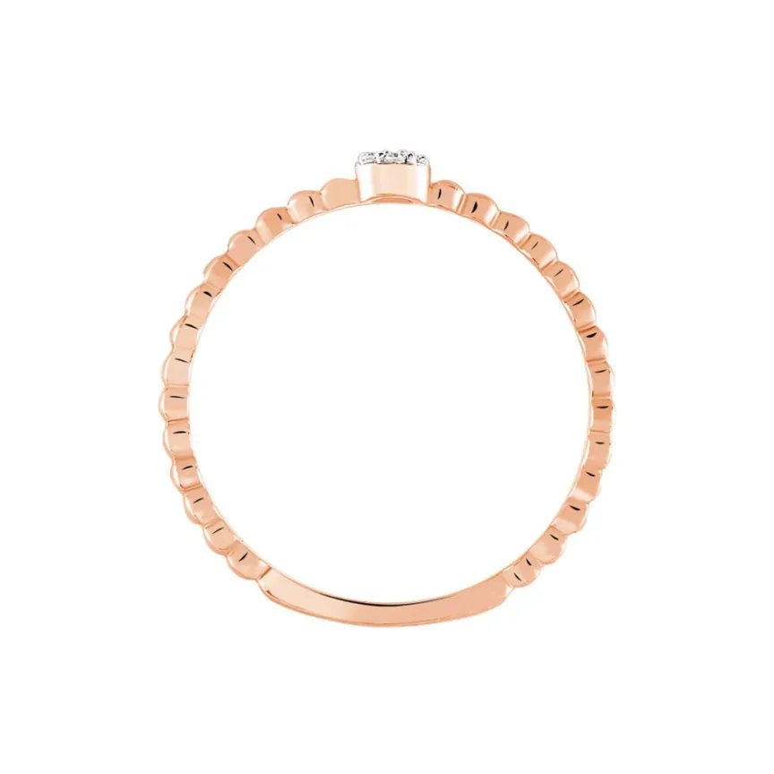 Bague Solitaire Gaxina Or Rose Diamant-Histoire d'Or Best