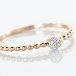 Bague Solitaire Gaxina Or Rose Diamant-Histoire d'Or Best