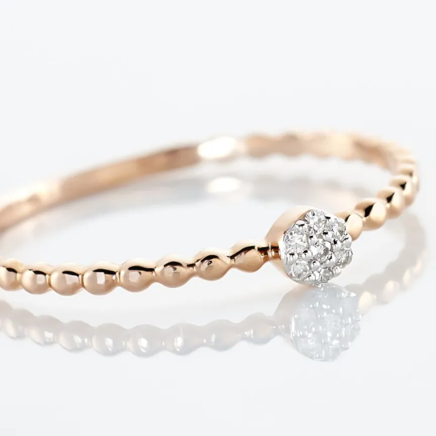 Bague Solitaire Gaxina Or Rose Diamant-Histoire d'Or Best