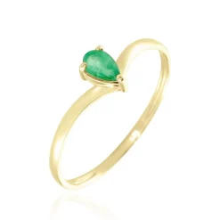 Bague Solitaire Goutte-Histoire d'Or