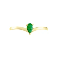 Bague Solitaire Goutte-Histoire d'Or