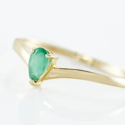 Bague Solitaire Goutte-Histoire d'Or
