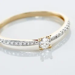 Histoire d'Or Bague Solitaire Hemera