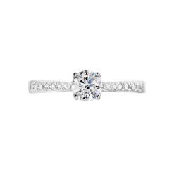 Bague Solitaire Hemera Or Blanc Diamant Synthetique-Histoire d'Or Clearance