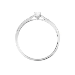 Bague Solitaire Hemera Or Blanc Diamant-Histoire d'Or Clearance