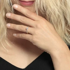 Bague Solitaire Hemera Or Jaune Diamant Synthetique-Histoire d'Or Outlet