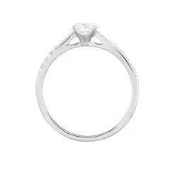Bague Solitaire Hemera Or Blanc Diamant-Histoire d'Or Online