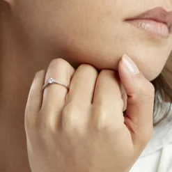 Histoire d'Or Bague Solitaire Hemera