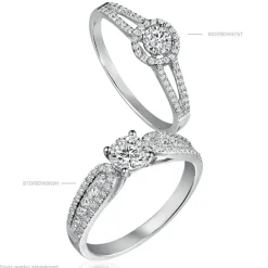 Bague Solitaire Karen Or Blanc Diamant-Histoire d'Or Sale