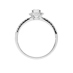 Bague Solitaire Lena Or Blanc Diamant-Histoire d'Or Discount
