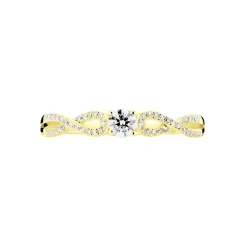 Bague Solitaire Livia Or Jaune Diamant-Histoire d'Or New
