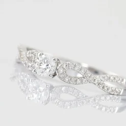 Bague Solitaire Livia Or Blanc Diamant-Histoire d'Or Sale