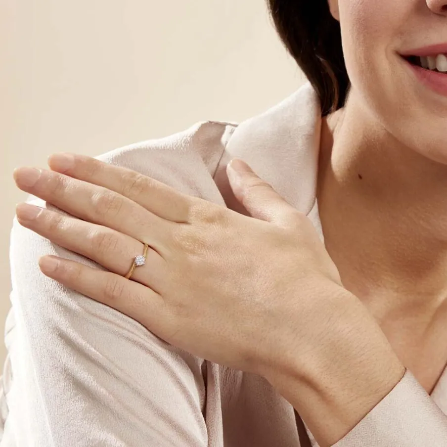 Histoire d'Or Bague Solitaire Lysia