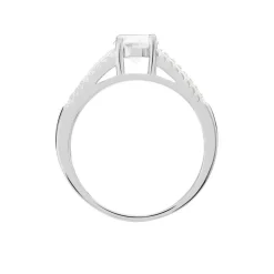 Bague Solitaire Maelline Argent Blanc Oxyde De Zirconium-Histoire d'Or Sale