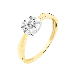 Bague Solitaire Maurena Or Jaune Oxyde De Zirconium-Histoire d'Or Sale