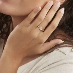 Bague Solitaire Maurena Or Jaune Oxyde De Zirconium-Histoire d'Or Sale