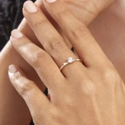 Bague Solitaire Maylis Or Jaune Oxyde De Zirconium-Histoire d'Or Clearance