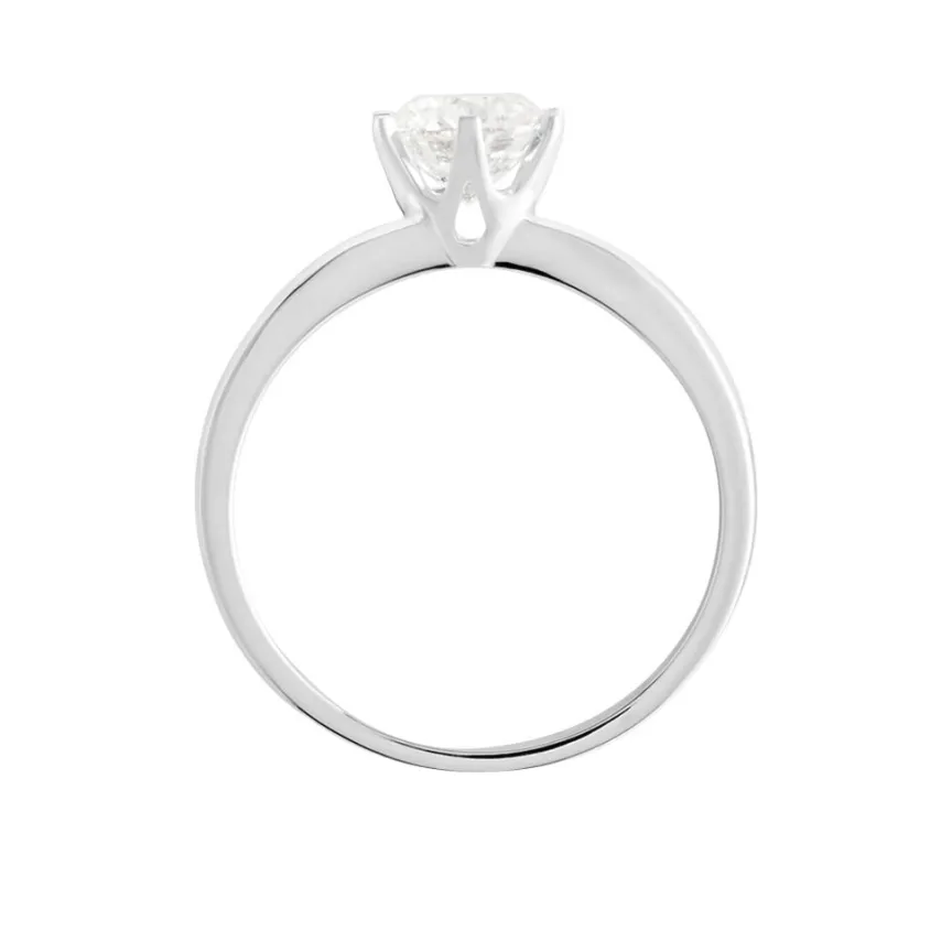 Bague Solitaire Natalia Or Blanc Diamant Synthetique-Histoire d'Or Best
