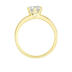 Histoire d'Or Bague Solitaire Natalia Or Jaune Diamant Synthetique