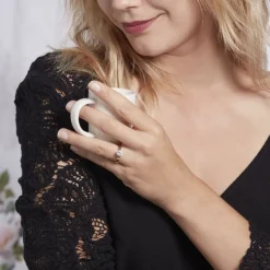 Histoire d'Or Bague Solitaire Natalia Or Jaune Diamant Synthetique