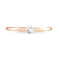 Bague Solitaire Natalia Or Rose Diamant-Histoire d'Or Discount