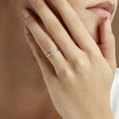 Bague Solitaire Natalia Pl Platine Blanc Diamant-Histoire d'Or Best