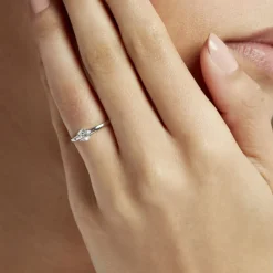 Bague Solitaire Natalia Pl Platine Blanc Diamant-Histoire d'Or Best