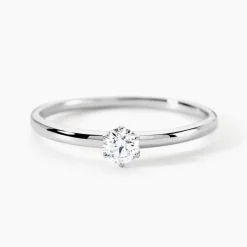 Bague Solitaire Natalia Pl Platine Blanc Diamant-Histoire d'Or Hot