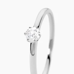 Bague Solitaire Natalia Pl Platine Blanc Diamant-Histoire d'Or Hot