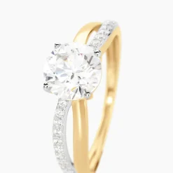 Histoire d'Or Bague Solitaire Ofelie De Zirconium