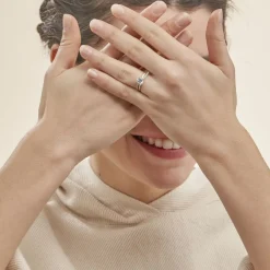 Histoire d'Or Bague Solitaire Ofelie De Zirconium