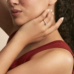 Bague Solitaire Or Jaune Oxyde De Zirconium-Histoire d'Or Online