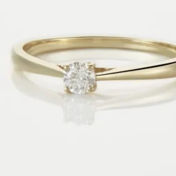 Bague Solitaire Or Jaune Aphrodite Diamant-Histoire d'Or Discount