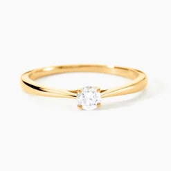 Histoire d'Or Bague Solitaire Or Jaune Fiona Diamant Synthetique