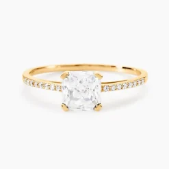 Histoire d'Or Bague Solitaire Or Jaune Beline Oxyde De Zirconium