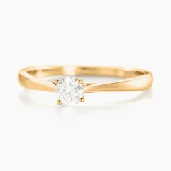 Bague Solitaire Or Jaune Aphrodite Diamant-Histoire d'Or Sale