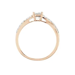 Bague Solitaire Or Rose Lisbet Morganite-Histoire d'Or Clearance
